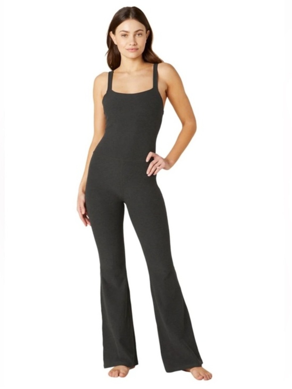 Beyond Yoga Spacedye Hit The Scene Jumpsuit in Darkest
Night Black size small